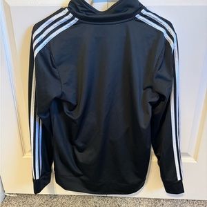 Adidas full zip with stripes